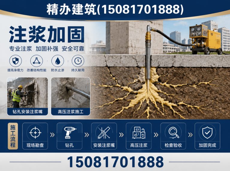 涉县厂房地面下沉注浆展示图